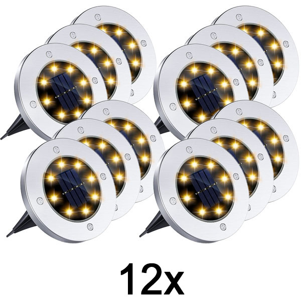 4x Luzes solares de solo para uso externo (3 unid.) | LUMIGARD